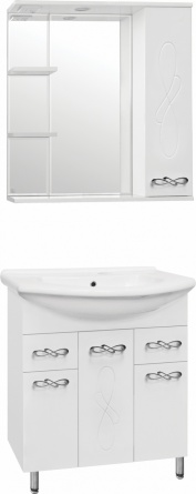 Мебель для ванной Style Line Венеция 75 белая фото 1