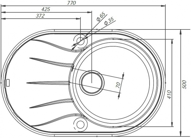 Мойка кухонная Iddis Kitchen G K12G771i87 фото 3