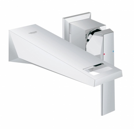 Смеситель для раковины GROHE Allure Brilliant на 2 отверстия, вынос 161 мм фото 1