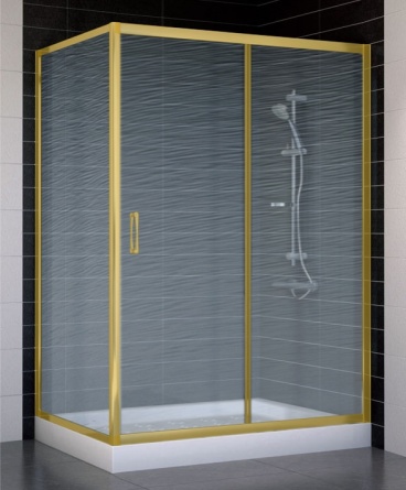 Душевой уголок Vegas Glass ZP+ZPV 130*80 09 02 стекло шиншилла, 130x80 фото 1