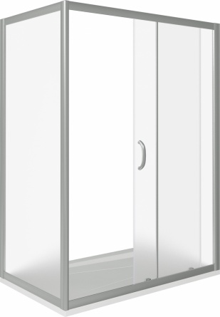 Душевой уголок Good Door Infinity WTW+SP-G-CH 130x80 фото 3