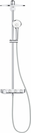 Душевая стойка Grohe Euphoria SmartControl 310 Duo 26507LS0 белая луна, с термостатом фото 7