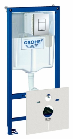 Система инсталляции для унитазов Grohe Rapid SL  5 в 1 с кнопкой смыва фото 1