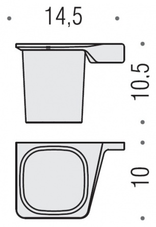 Стакан Colombo Design Alize B2502 SX фото 2