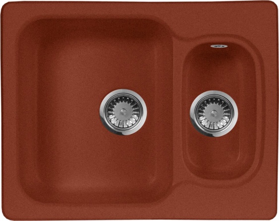 Мойка кухонная AquaGranitEx M-09 красный марс фото 1