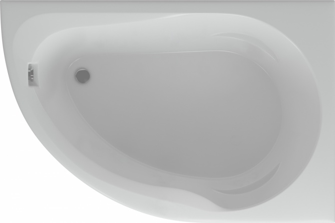 Акриловая ванна Акватек Вирго R 150 x 100, с фронтальным экраном фото 1