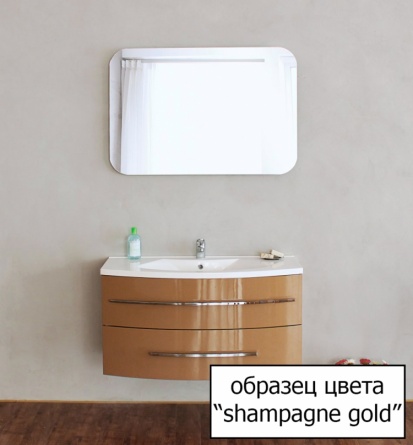 Тумба для комплекта BelBagno Prospero 100 shampagne gold фото 2