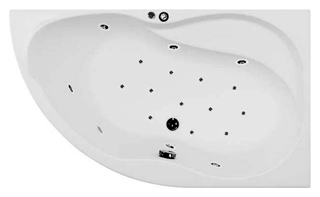 Акриловая ванна Aquanet Graciosa 150x90 R с панелью на каркасе фото 6