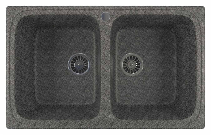 Мойка кухонная Mixline ML-GM23 темно-серый фото 1