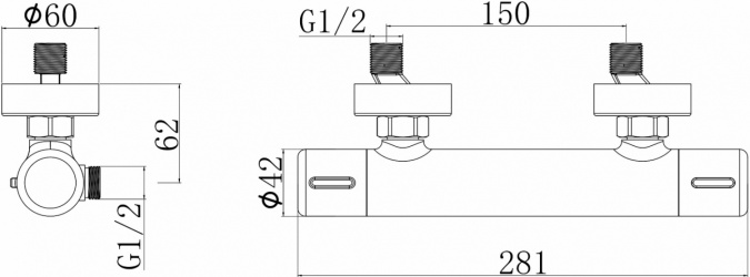 Термостат Agger Thermo A2450000 для душа фото 2