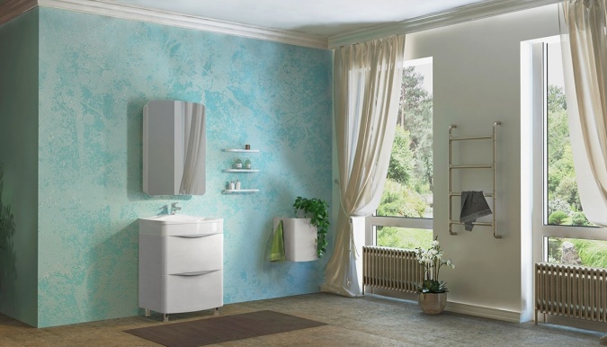 Зеркало-шкаф Velvex Iva 60 белое фото 3