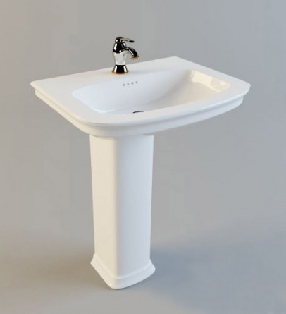 Раковина VitrA Serenada 4167B003 (60 см) фото 4