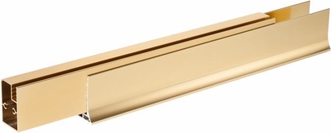 Шторка на ванну Vegas Glass EV 0075 09 10 L профиль золото, стекло сатин фото 4