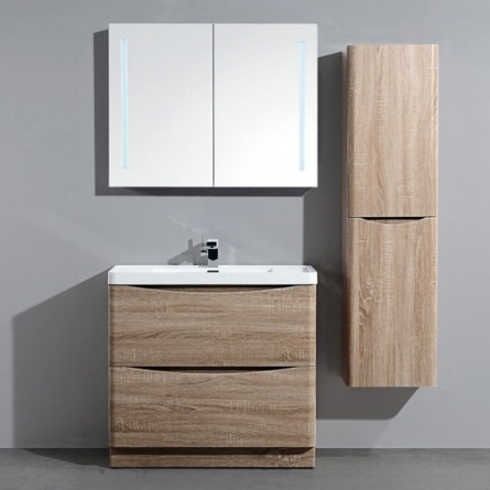 Тумба для комплекта BelBagno Ancona-N 80 rovere bianco напольная фото 2