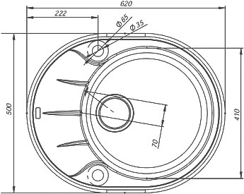 Мойка кухонная Iddis Kitchen G K10W621i87 фото 4