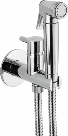 Гигиенический душ Webert EL870301015Metal со смесителем, хром фото 1