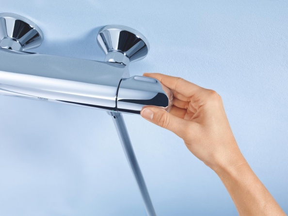 Душевой комплект Grohe Grohtherm 1000 34151004 смеситель + душевой гарнитур фото 2