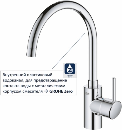 Смеситель Grohe Concetto 32661003 для кухонной мойки фото 2