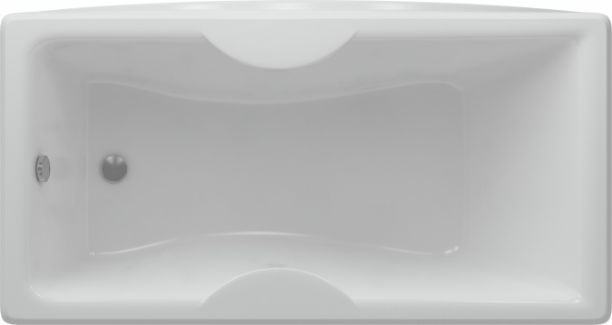 Акриловая ванна Акватек Феникс 190 слив слева, с фронтальным экраном фото 1