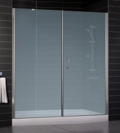 Душевая дверь в нишу Vegas Glass EP-F-2 0185 07 10 R стекло сатин, 185 фото 1