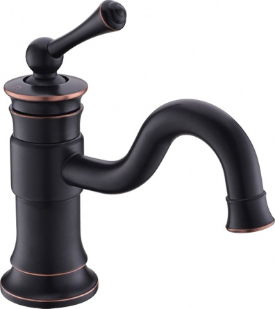 Смеситель Timo Adelia 6061/04F black antique, для раковины фото 1