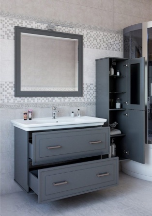 Мебель для ванной Sanflor Модена 105 подвесная фото 3