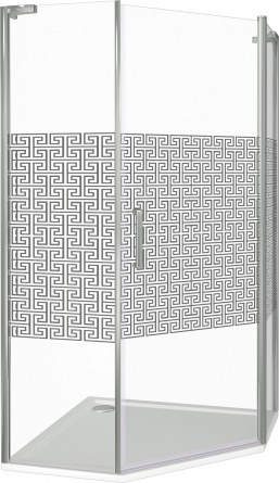Душевой уголок Good Door Fantasy PNT-90-F-CH 90x90 фото 4
