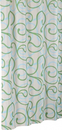 Штора для ванной Iddis Flower Lace Green фото 1