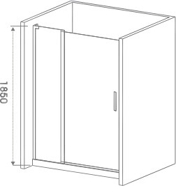 Душевая дверь в нишу Good Door Pandora WTW 130 фото 6