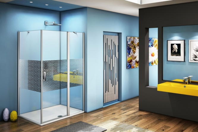 Душевой уголок Good Door Fantasy WTW+SP-F-CH 120x80 фото 3