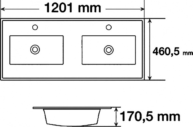Раковина Sanvit r9122d фото 3