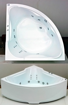 Акриловая ванна Bas Ирис 150 см с г/м фото 4