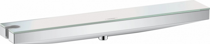 Шланговое подключение Hansgrohe Rainfinity Porter 500 26843000 с полкой и держателем фото 1