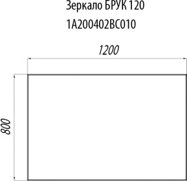 Мебель для ванной Акватон Брук 120 (60+60) дуб латте фото 10