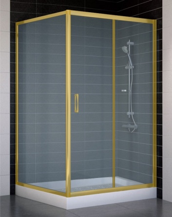 Душевой уголок Vegas Glass ZP+ZPV 110*100 09 10 стекло сатин, 110x100 фото 1
