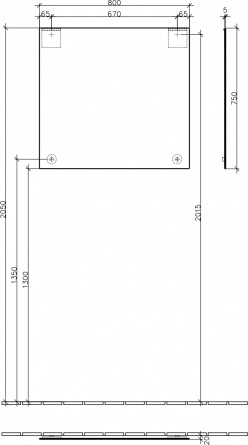 Мебель для ванной Villeroy & Boch Subway 2.0 80 eiche graphit фото 10