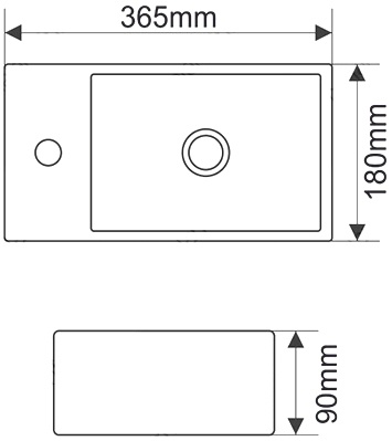 Рукомойник Melana MLN-7782B L фото 3