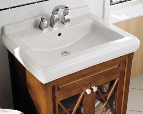Раковина Villeroy & Boch Hommage 7101 75 R2 star white фото 2