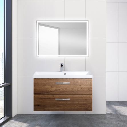 Тумба для комплекта BelBagno Aurora 90 rovere tabacco фото 5