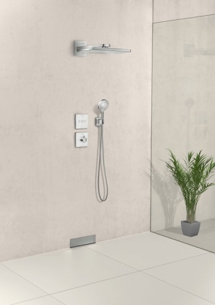 Переключатель потоков Hansgrohe ShowerSelect  белый, на 3 позиции фото 4