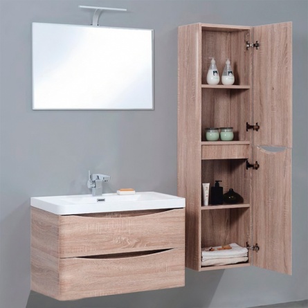 Тумба для комплекта BelBagno Ancona-N 80 rovere bianco подвесная фото 2