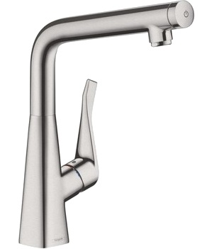 Смеситель Hansgrohe Metris Select 14883800 для кухонной мойки фото 1