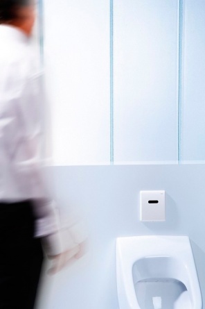 Кнопка смыва Tece Planus Urinal 6 V-Batterie  белая матовая фото 2