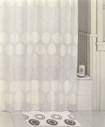 Штора для ванной Iddis Chequers White фото 2