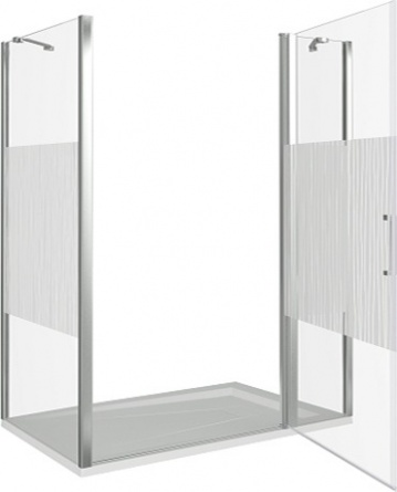 Душевой уголок Good Door Pandora WTW+SP-T-CH 140x90 фото 3