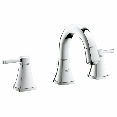 Смеситель для раковины Grohe Grandera с донным клапаном и низким изливом фото 1