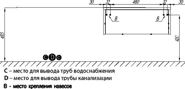 Тумба Акватон Сакура 60 ольха наварра, белая фото 4