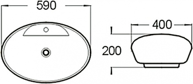 Раковина SantiLine SL-1022 фото 2