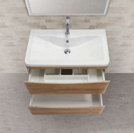 Мебель для ванной BelBagno Acqua 100 robere nature grigio фото 4