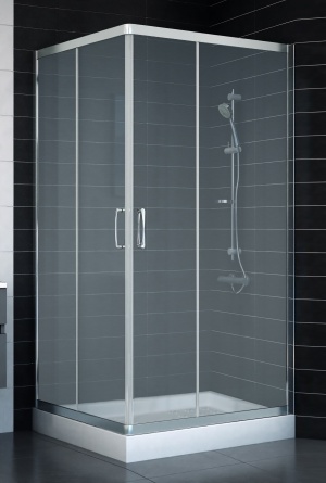 Душевой уголок Vegas Glass ZA 0100 08 10 стекло сатин, 100x100 фото 1
